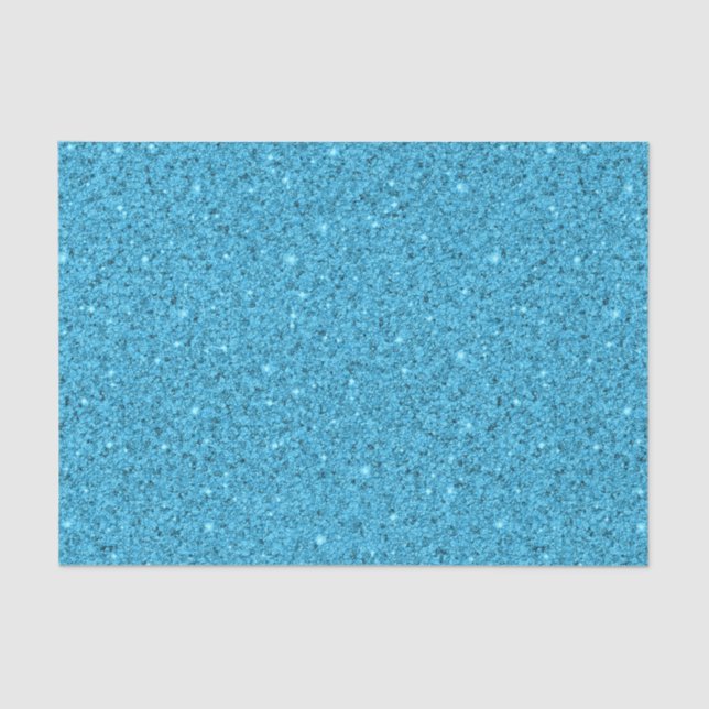 Papel De Seda Vidrio Mar Azul Acristalado Triturado  (Anverso)