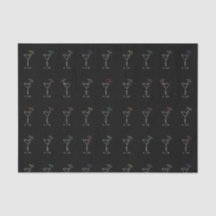 Vidrios de neón frescos impresionantes de Martini