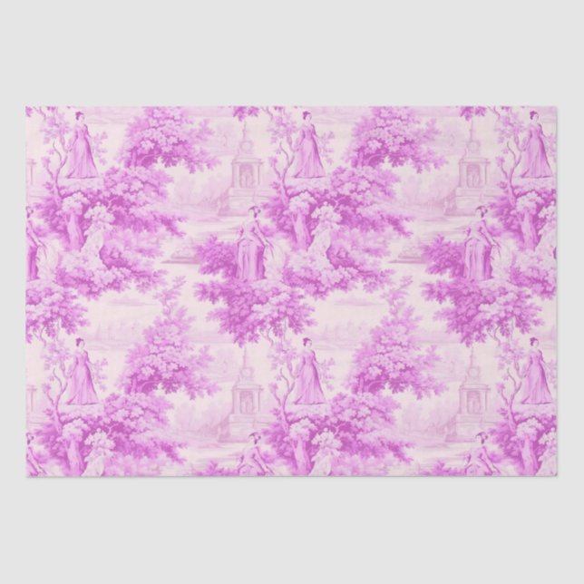 Papel De Seda Vieja tela rosa de alegría (Anverso)