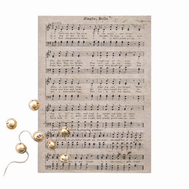 Papel De Seda Viejas campanas de jingle antiguas desconfían músi (Subido por el creador)