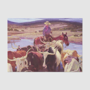 Papel De Seda "Viejo Texas" por W Herbert Dunton