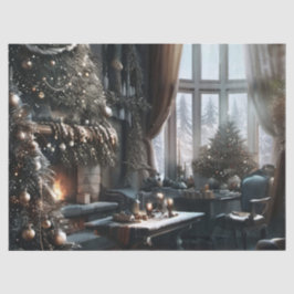 Papel De Seda Viejos Navidades a la moda, escenografía de regalo