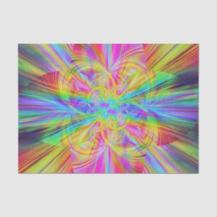 Papel De Seda Vigas de arcoiris de cristal