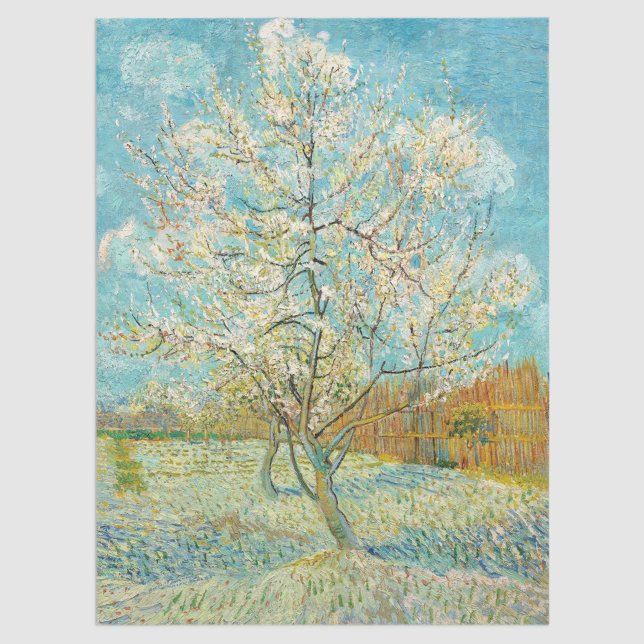 Papel De Seda Vincent van Gogh - Árbol rosa en flor (Subido por el creador)