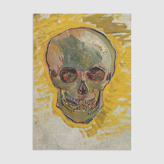 Papel De Seda Vincent van Gogh - Calavera 1887 #2 (Subido por el creador)
