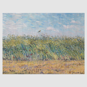 Papel De Seda Vincent van Gogh - Campo de trigo con una alondra