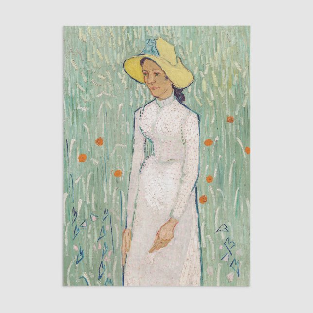 Papel De Seda Vincent van Gogh - Chica en blanco (Subido por el creador)