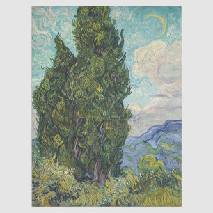Papel De Seda Vincent van Gogh - Cipreses