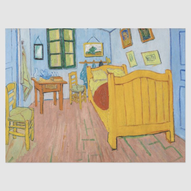 Papel De Seda Vincent Van Gogh - Dormitorio de Vincent en Arles (Anverso)