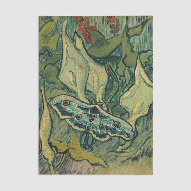 Papel De Seda Vincent van Gogh - Giant Peacock Moth (Subido por el creador)