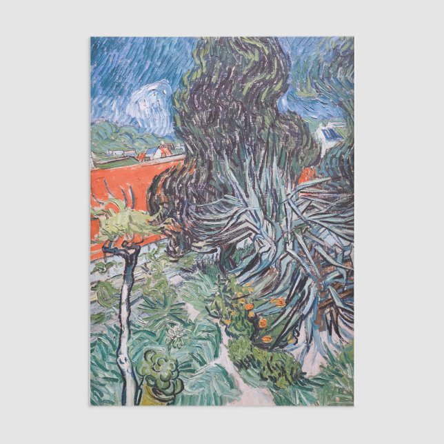 Papel De Seda Vincent van Gogh - Jardín del Médica Gachet (Subido por el creador)