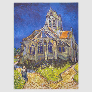 Papel De Seda Vincent van Gogh - La Iglesia en Auvers