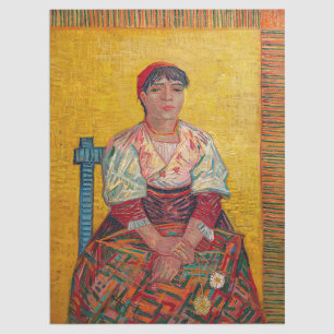 Papel De Seda Vincent Van Gogh - La mujer italiana