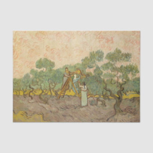 Papel De Seda Vincent van Gogh - Mujeres recogiendo aceitunas