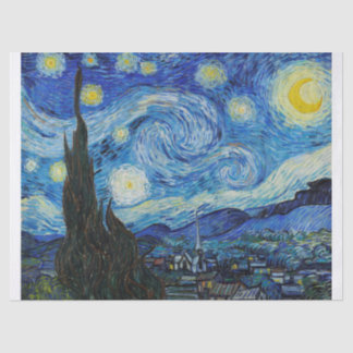 Papel De Seda Vincent van Gogh | Noche estrellada - 1889