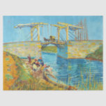 Papel De Seda Vincent van Gogh - Puente Langlois en Arles #1<br><div class="desc">El puente de los Langlois en Arles con el lavado femenino - Vincent van Gogh,  aceite en lienzo,  1888,  Arles</div>