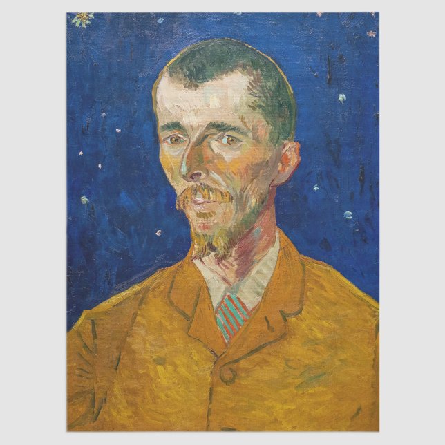 Papel De Seda Vincent Van Gogh - Retrato de Eugene Boch, Arles (Subido por el creador)