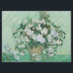 Papel De Seda Vincent van Gogh - Rosas<br><div class="desc">Rosas / Vida fija: Vase con rosas rosas rosas rosadas - Vincent van Gogh,  aceite sobre lienzo,  1890</div>