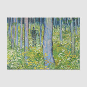 Papel De Seda Vincent van Gogh - Sotobosque con dos figuras