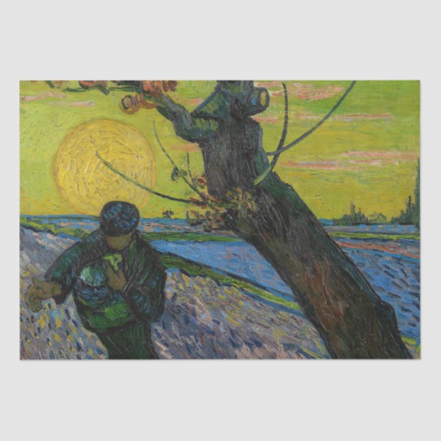 Papel De Seda Vincent van Gogh - The Sower (Anverso)
