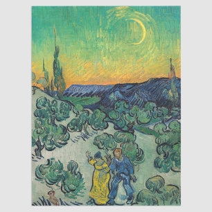 Papel De Seda Vincent van Gogh - Un paseo al crepúsculo