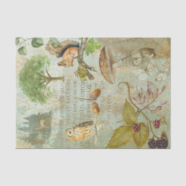 Papel De Seda Viñeta Woodland Ephemera