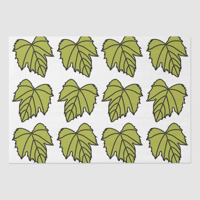 Papel De Seda Vino de uva Vine Green Lees Vines (Anverso)