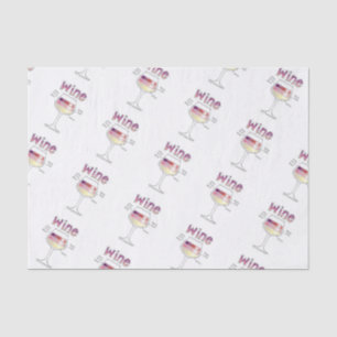 PAPEL DE SEDA VINO, MÁS VINO, AÚN MÁS VINO