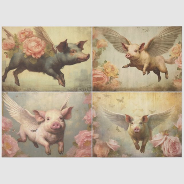 Papel De Seda Vino volador (Anverso)