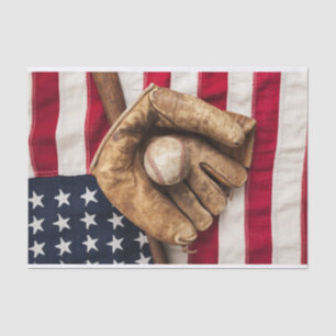 Papel De Seda Vintage Baseball