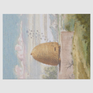 Papel De Seda Vintage Beehive Skep Decoupage Bebe Farmhouse