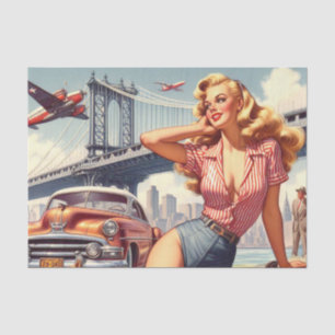 Papel De Seda Vintage Blonde Pin-up