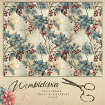 Papel De Seda Vintage Christmas Elegant Red Gray Decoupage<br><div class="desc">Bienvenido a la colección Winter Elegance. Esta línea incluye una variedad de papeles de papel tisular hechos a medida para la temporada invernal. Cada diseño exhibe una paleta de colores diferente, proporcionando un adecuado toque de color para regalos de vacaciones y artículos de papel descolorido artesanal Viña Elegancia: Berries Rojas...</div>