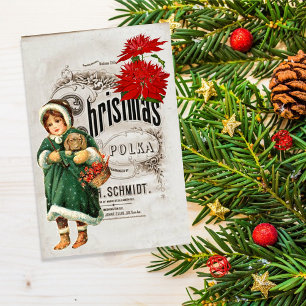 Papel De Seda Vintage Christmas Ephemera Ad Decoupage Craft
