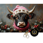 Papel De Seda Vintage Christmas Highland Cow Decoupage<br><div class="desc">Traiga un toque de encanto rústico a sus proyectos de artesanía navideña con este papel de papel higiénico de desconchado de vacas de la vieja montaña de Navidad. Este papel higiénico, con una festividad de vaca en las tierras altas en una escena de Navidades nostálgicos, es ideal para una gran...</div>