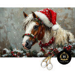 Papel De Seda Vintage Christmas Horse Pony Decoupage<br><div class="desc">Celebre la magia de las vacaciones con este encantador caballo vintage de Navidad y papel de papel de papel de papel de desconchado de pony. Con una escena festiva y nostálgica, este papel higiénico es perfecto para una variedad de proyectos de artesanía navideña, como scrapbooking, periodismo basura, decoración de vacaciones...</div>