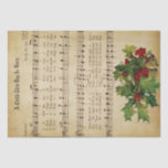 Papel De Seda Vintage Christmas Music<br><div class="desc">Vintage Christmas Music</div>