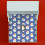 Papel De Seda Vintage Christmas Santa Claus<br><div class="desc">Navidades amables envolviendo papel con un Papá Noel en un fondo azul! Diversión por envolver regalos de Navidades de tus hijos. Viene en una variedad de colores. Diseñado para ti por Blackberry Boulevard.</div>