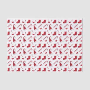 PAPEL DE SEDA VINTAGE CHRISTMAS SANTA CLAUSE CRAFT