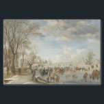 Papel De Seda Vintage Christmas Tissue Paper WINTER EN HOLLAND<br><div class="desc">Vintage Christmas Tissue Paper Gift Wrap - Invierno en Holanda, Escena de patinaje - Aert van der Neer (1645) original tema vintage Invierno Navidades tradicionales festividad arte. DISEÑO DE TRANSFERENCIA A CUALQUIER OTRO PRODUCTO. Auténticas y originales pinturas famosas (aceite y acuarela), litografías, tinta sobre papel y grabaciones de los mejores...</div>