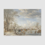 Papel De Seda Vintage Christmas Tissue Paper WINTER EN HOLLAND<br><div class="desc">Vintage Christmas Tissue Paper Gift Wrap - Invierno en Holanda, Escena de patinaje - Aert van der Neer (1645) original tema vintage Invierno Navidades tradicionales festividad arte. DISEÑO DE TRANSFERENCIA A CUALQUIER OTRO PRODUCTO. Auténticas y originales pinturas famosas (aceite y acuarela), litografías, tinta sobre papel y grabaciones de los mejores...</div>
