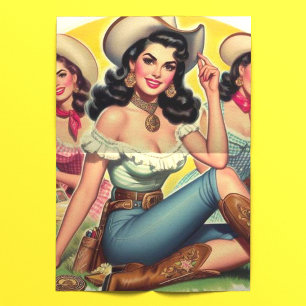 Papel De Seda Vintage Country Chicas