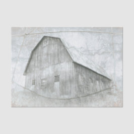 Papel De Seda Vintage Country Rústica Gris Barn Textura