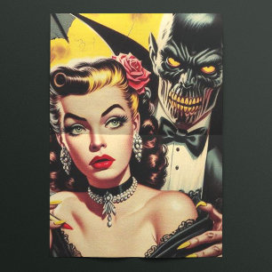 Papel De Seda Vintage Creepy Chica