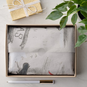 Papel De Seda Vintage Crow Birds Feliz Navidad