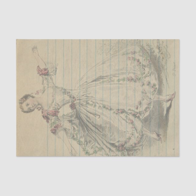 Papel De Seda Vintage Dancer (Anverso)