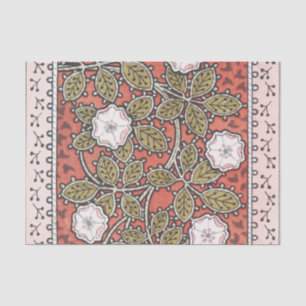 Papel De Seda Vintage de flores de Ilustracion de arte Rosa salv