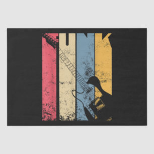 Papel De Seda Vintage Electric Guitar Funk Regalos de amante de 