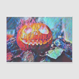 Papel De Seda Vintage Fall calabazas de otoño acuarela