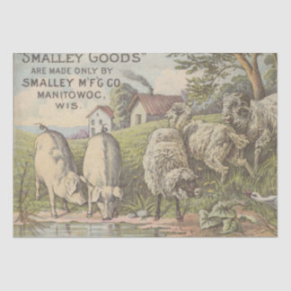 Papel De Seda Vintage Farm Animal Ephemerge Farmhouse Decoupage